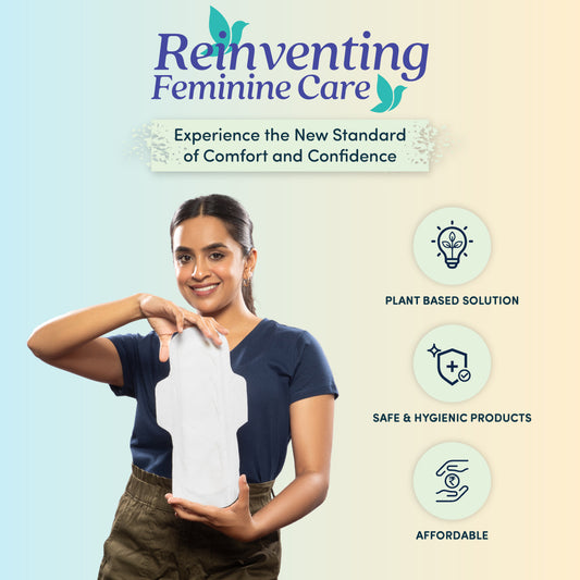 Bliss Natural Plant-Based Sanitary Pads | XXL Fluffy Jumbo Pack (34 Pads) + Bliss Natural Plant-Based Long Panty Liner (20 Liners)