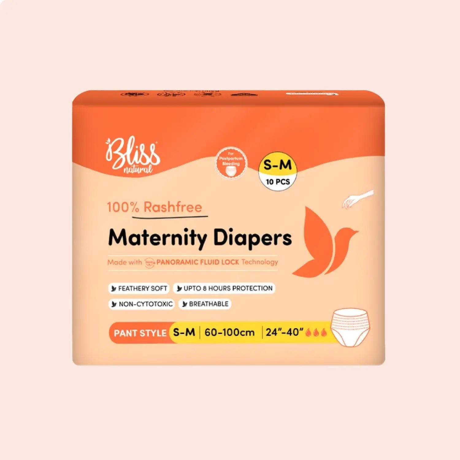 Maternity Pads for Women (Pack of 10) | Rash-Free