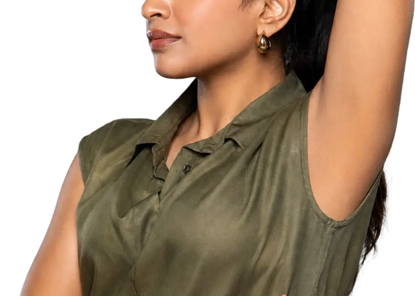Woman holding a Bliss Natural pack