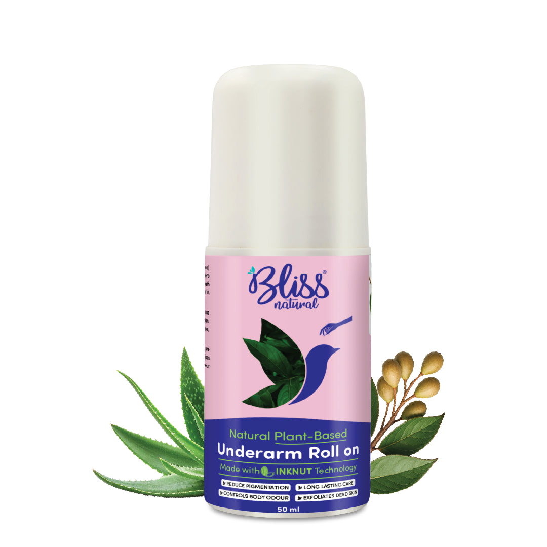 Bliss Natural Underarm Roll-on For Women | Underarm Brightening | 50 ML