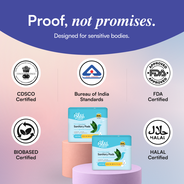 Sanitary Pads for Heavy Flow – Jumbo Pack (34 XXL + 34 XXL) | Sustainable