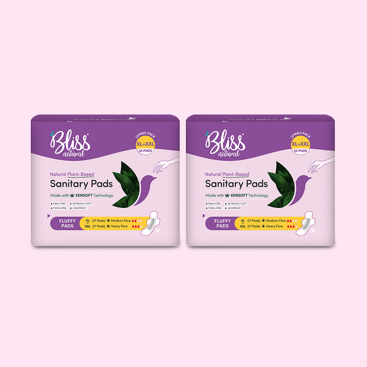 Best Pads for Heavy Flow – Jumbo Mix (17 XL + 17 XXL) | Non-Irritant