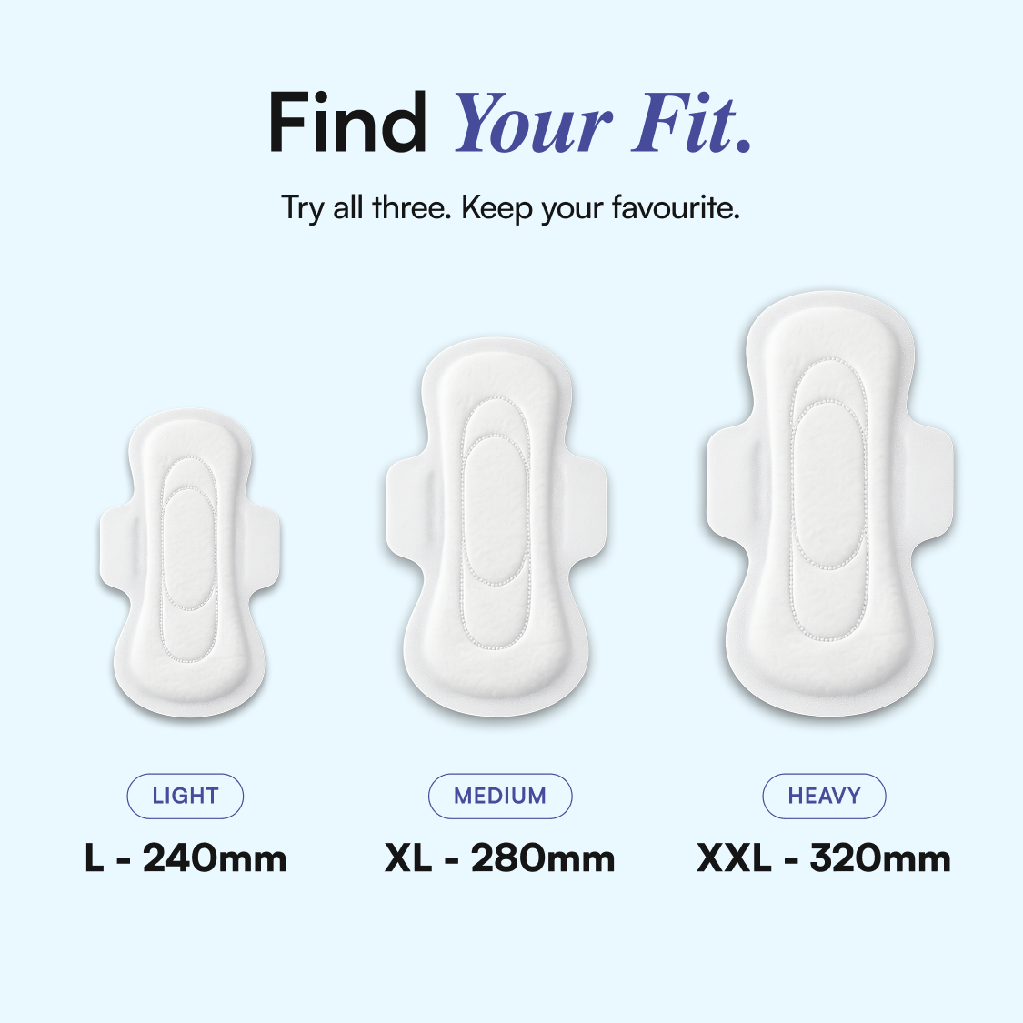 Sanitary Pads XXL Size for Heavy Flow (34 Pads) | Toxic Free