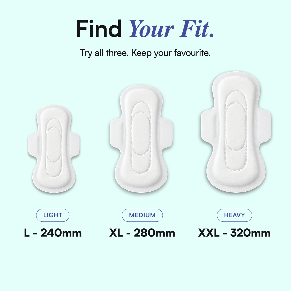 Sanitary Pads for Women L Size (6 Pads) | Feathery Soft