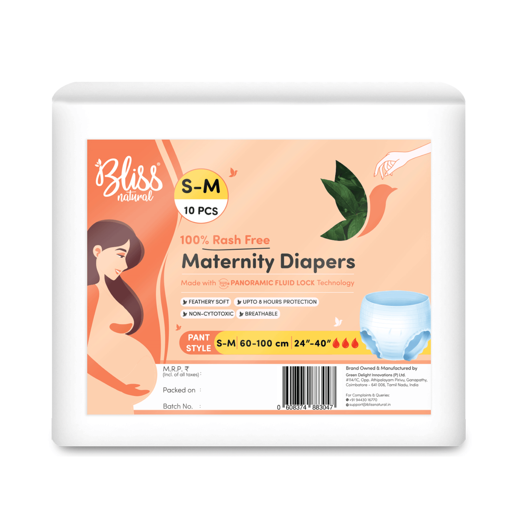 Bliss Natural Maternity Pads