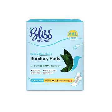 Bliss Organic Sanitary Pads XXL Slimmy (7 Pads) | Ultra Thin
