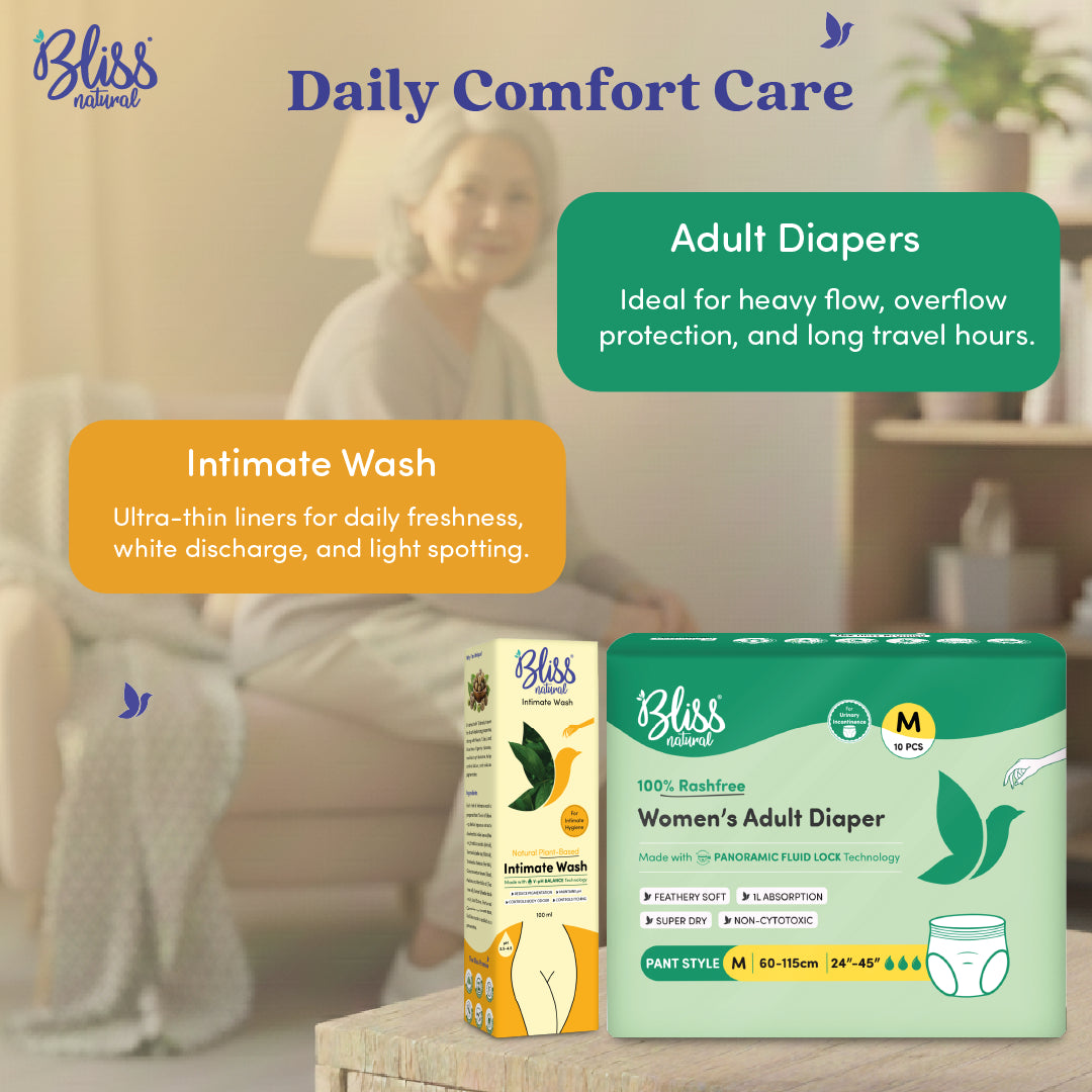 Intimate Wash Natural Plant-Based Hygiene Care Bliss Natural