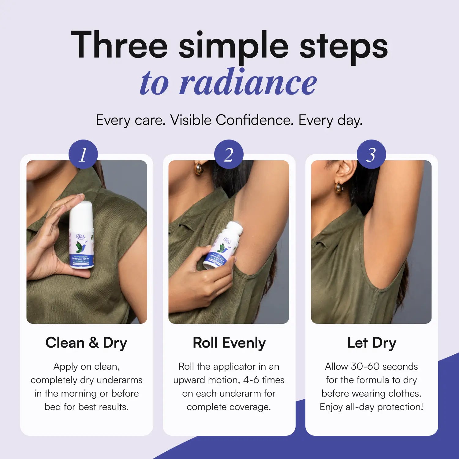 Underarm Roll-On for Women (50 ml) | Daily Care
