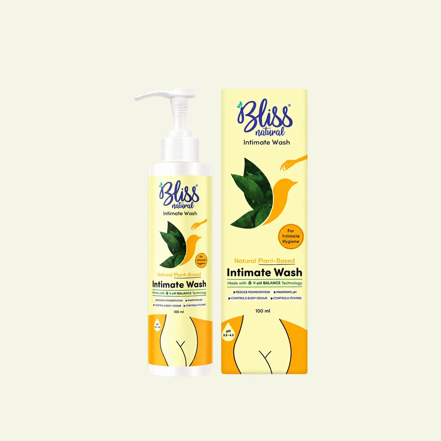 Natural Plant-Based Intimate Wash for Women (100ml) | Daily Care