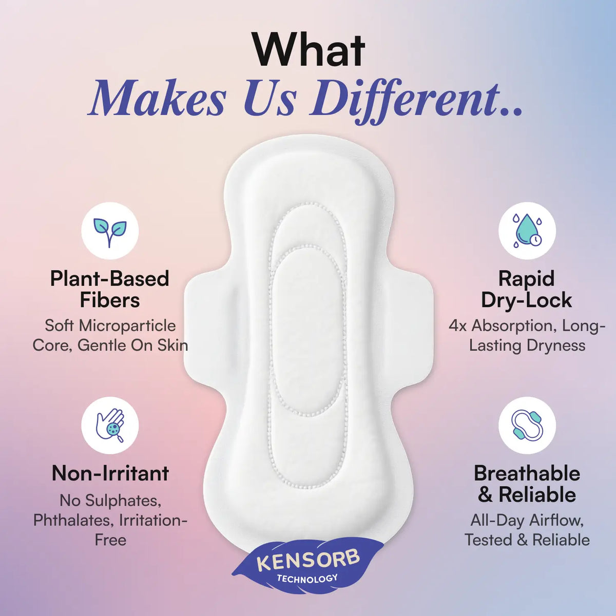 Sanitary Pads for Women Trial Pack (L, XL, XXL) | Feathery Soft