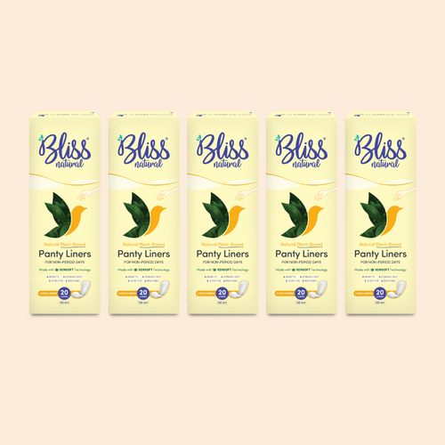 Natural Plant-Based Panty Liners for Women (100 Liners) | Daily Freshness