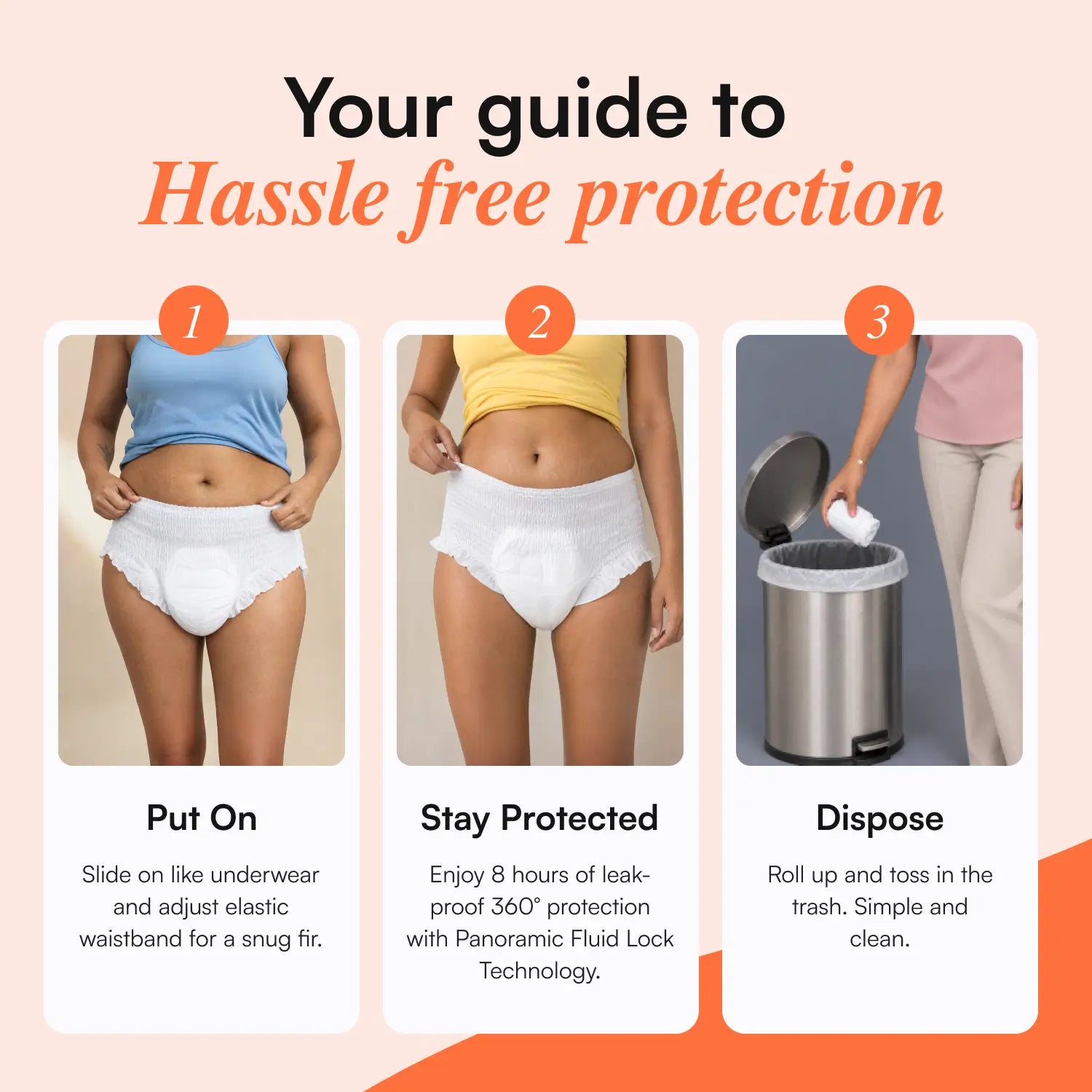 Maternity Pads for Women (Pack of 10) |  Rash-Free