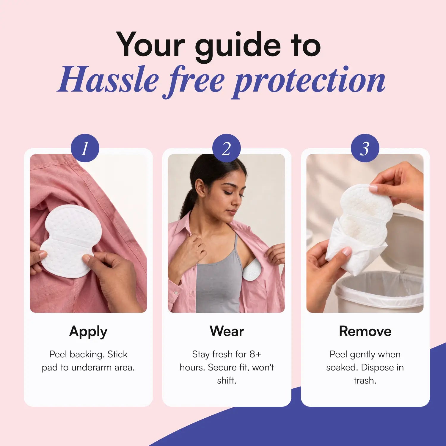 Underarm Sweat Pads (10 Pads) | Super Dry
