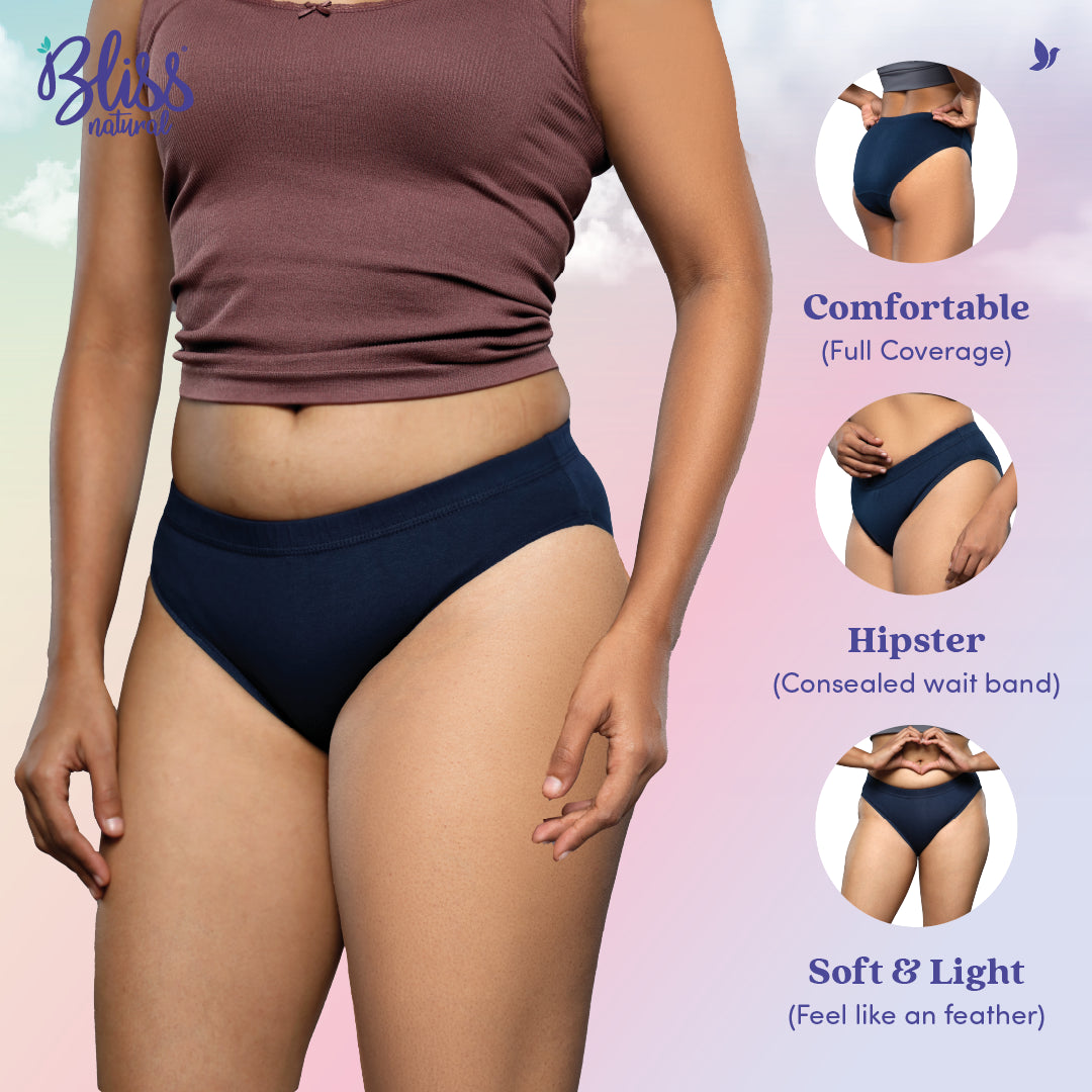 Bliss Natural Ultra soft Cotton Panties Features