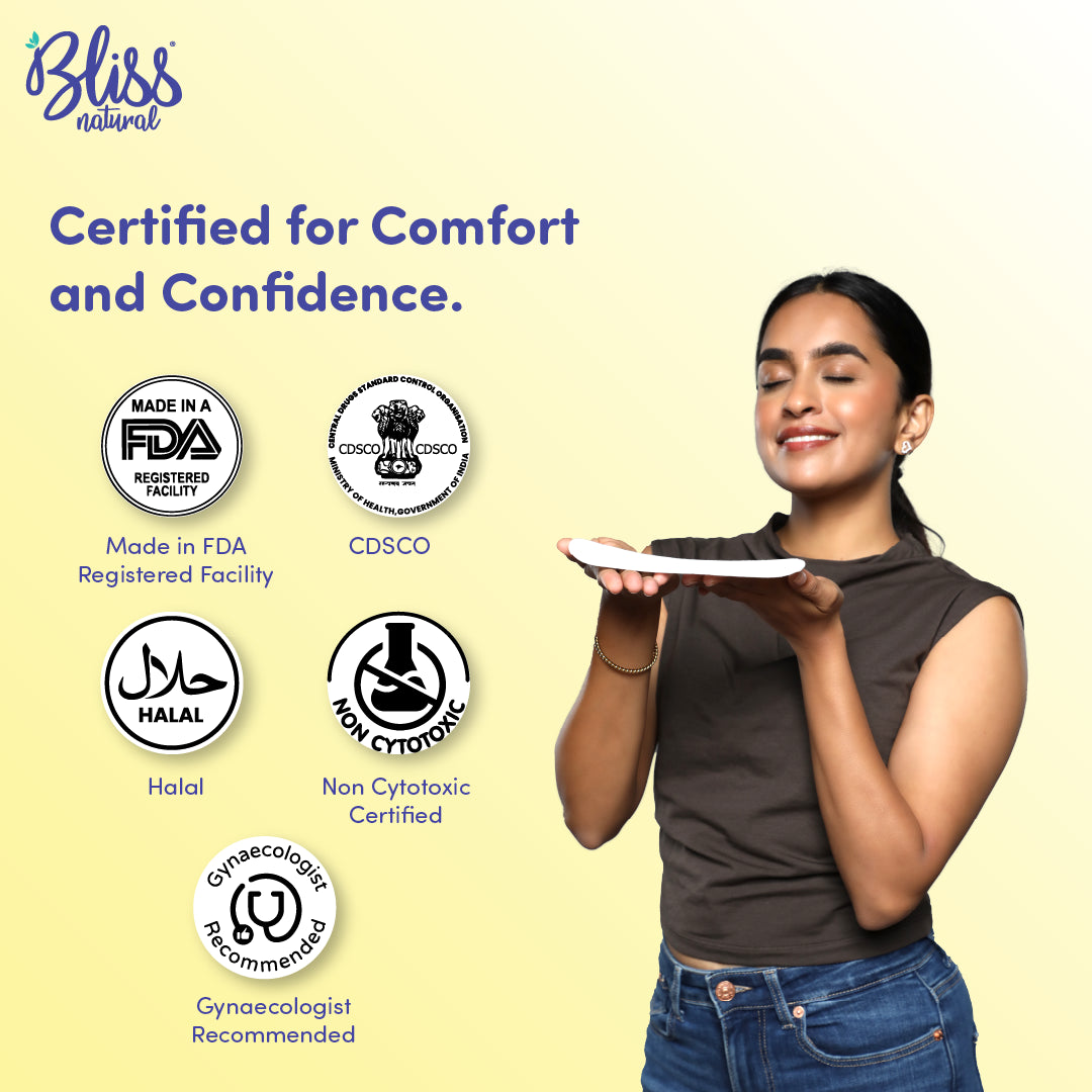 Bliss Natural feminine care panty liners for comfort, confidence, and all-day freshness