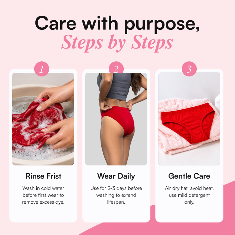 Pink & Red Cotton Panties for Women – Pack of 2