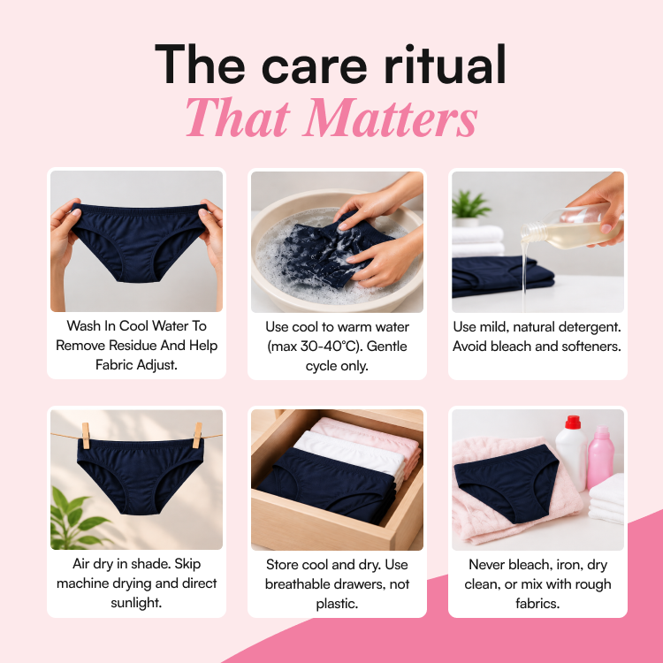 Blue & Pink Cotton Panties for Women – Pack of 2