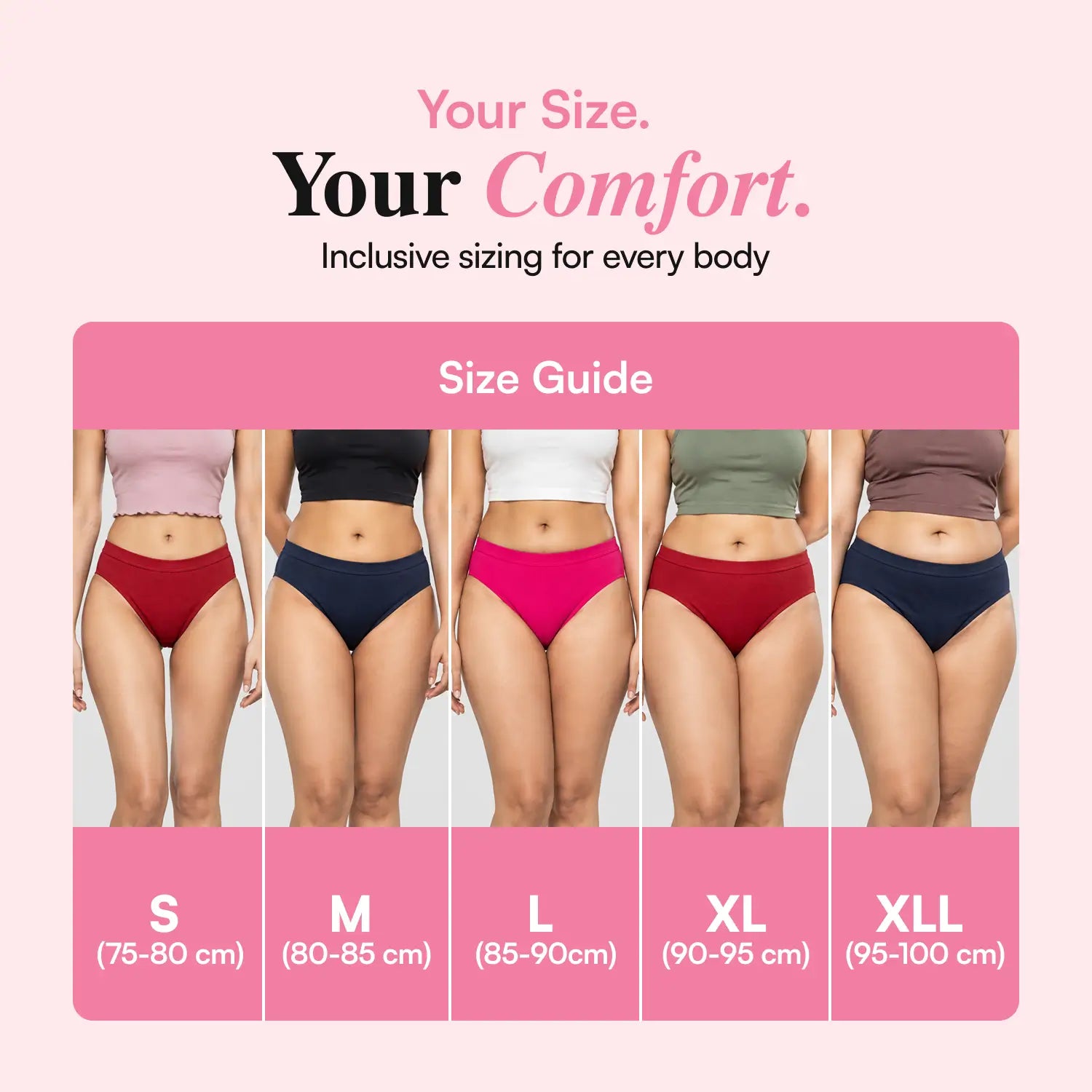 Blue & Red Cotton Panties for Women – Pack of 2