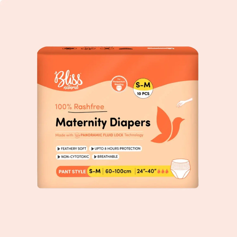 Maternity Pads for Women (Pack of 10) |  Rash-Free