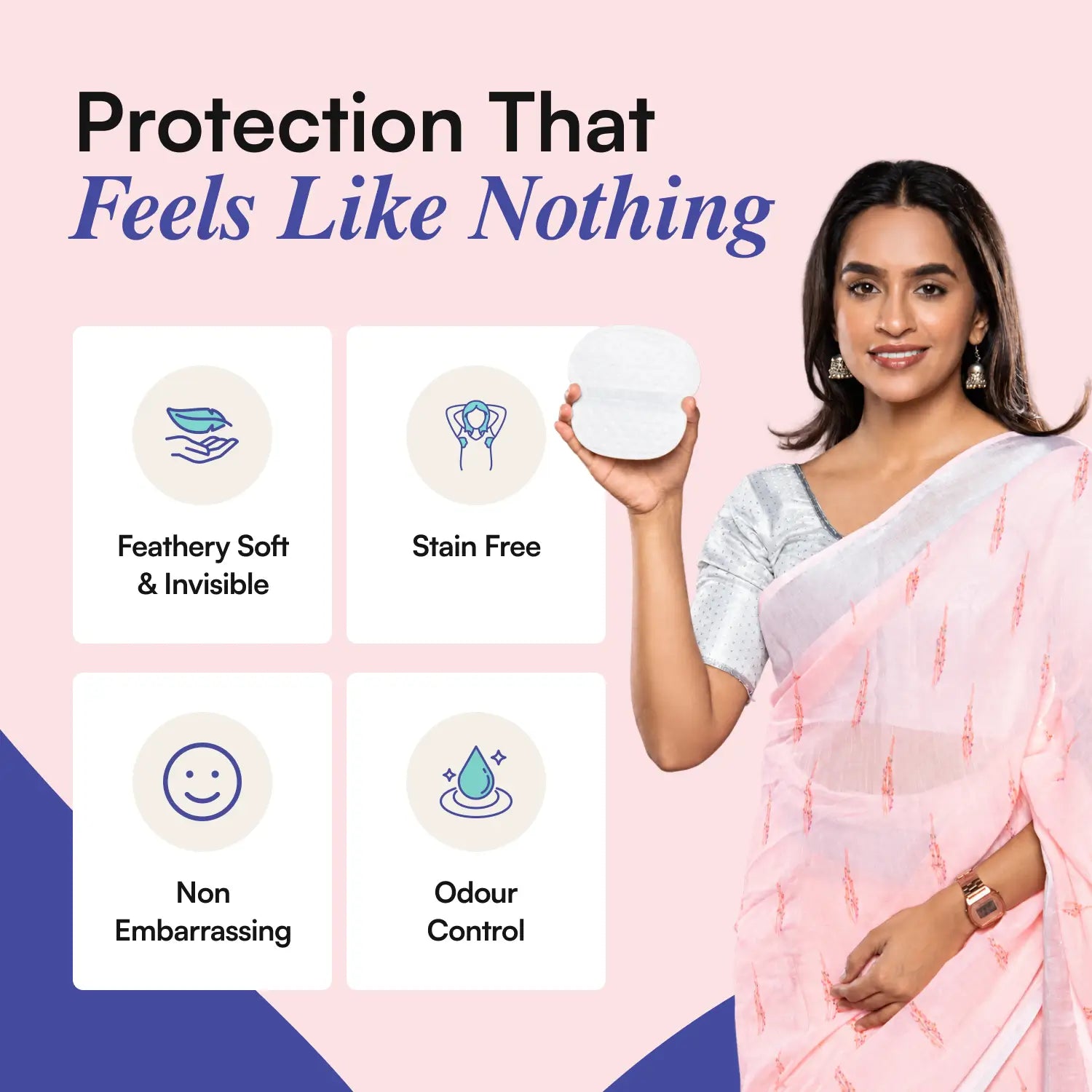 Underarm Sweat Pads (10 Pads) | Super Dry