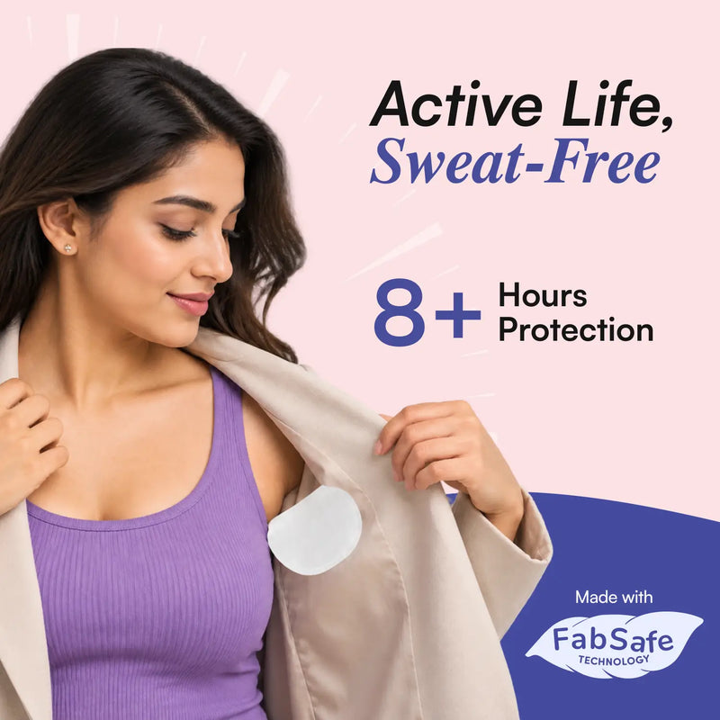 Underarm Sweat Pads (10 Pads) | Super Dry