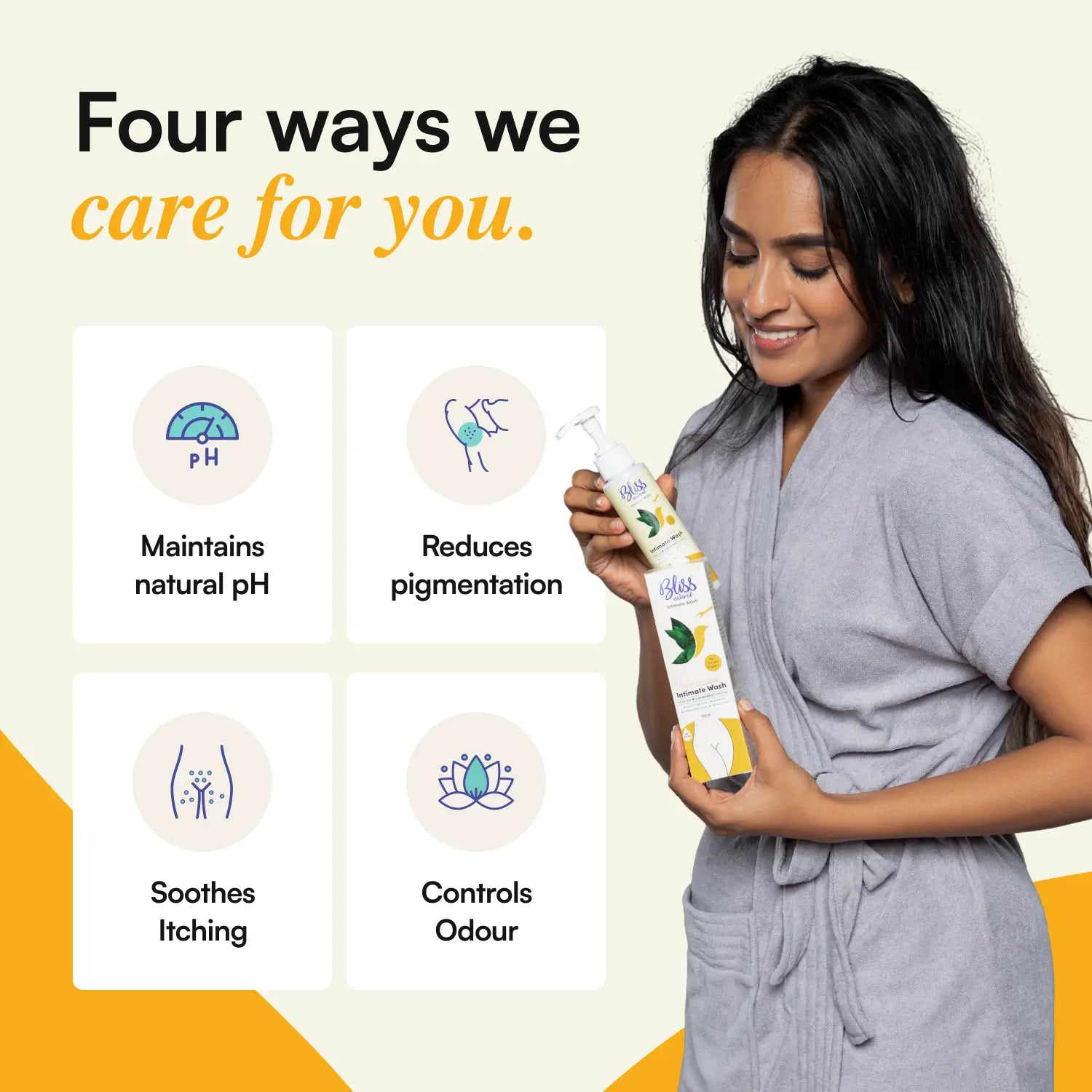 Natural Plant-Based Intimate Wash for Women (100ml) | Daily Care