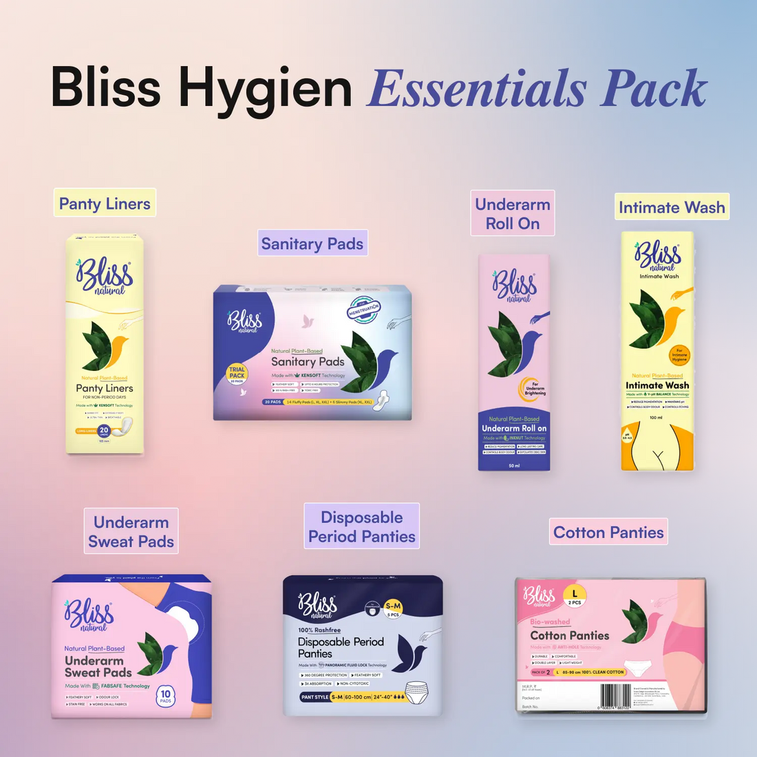 Try The Complete Bliss Hygiene Kit Care