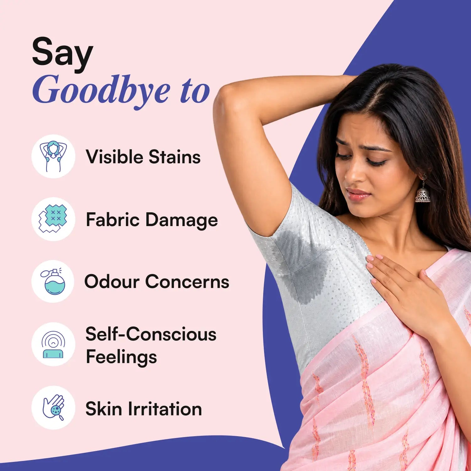 Underarm Sweat Pads (10 Pads) | Super Dry