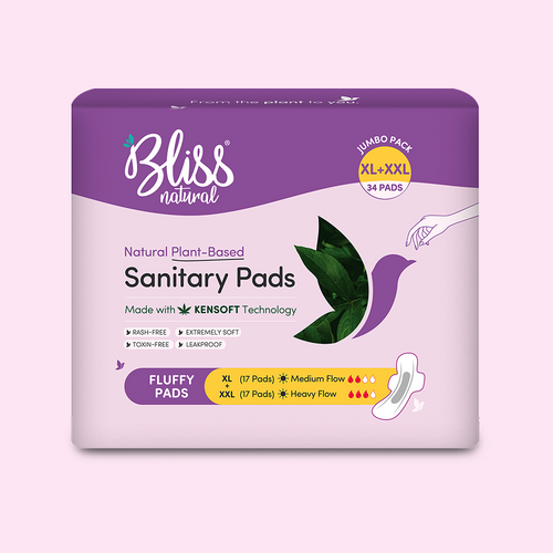 Best Pads for Heavy Flow – Jumbo Mix (17 XL + 17 XXL) | Non-Irritant