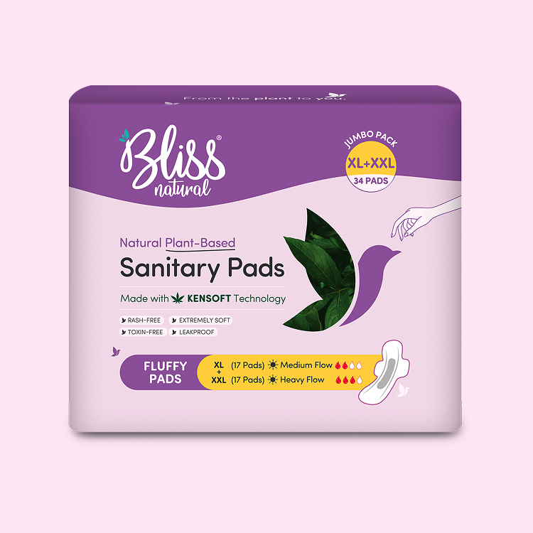 Best Pads for Heavy Flow – Jumbo Mix (17 XL + 17 XXL) | Non-Irritant