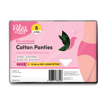 Bliss Natural Cotton Panties | Pack of 2