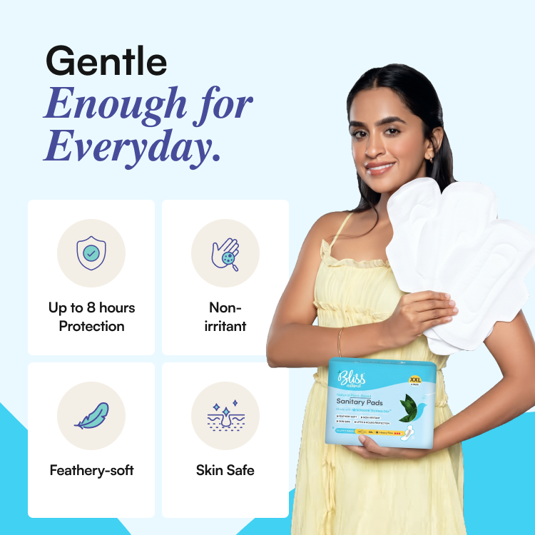 Sanitary Pads XXL Size for Heavy Flow (34 Pads) | Toxic Free