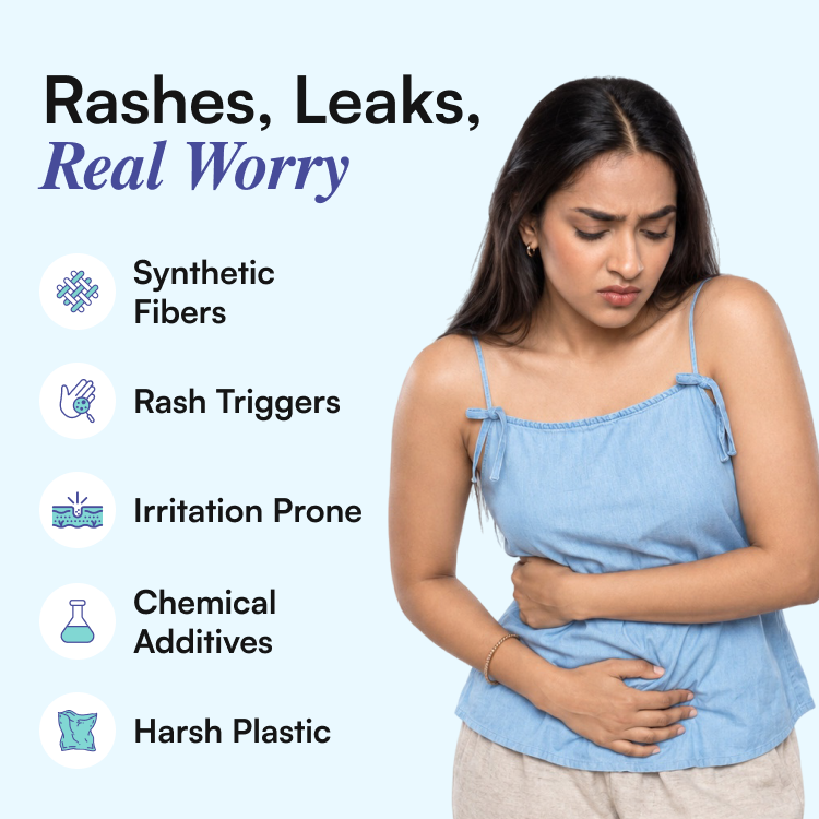 XXL Sanitary Pads for Women (6 Pads) | Leak-Proof