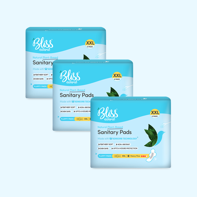 XXL Sanitary Pads for Women (6 Pads) | Leak-Proof