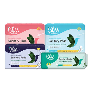 Bliss Organic Sanitary Pads Fluffy L - XL - XXL - XXXL